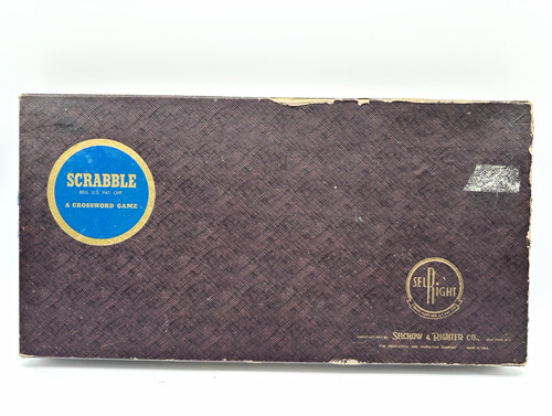 Vtg scrabble board - scrabble, game