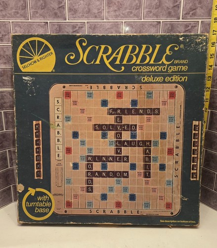 Vintage scrabble deluxe - vintage,